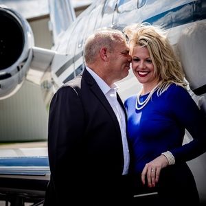 Royal blue long sleeve formal